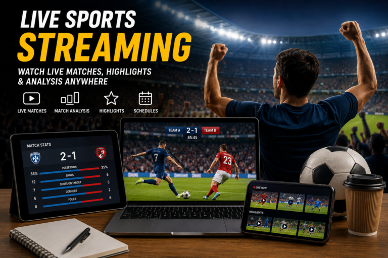 The Rise of Live Sports Streaming: How Fans Are Watching Matches in a New Way